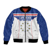 Custom Cape Verde Pride Bomber Jacket Blue Sharks Rising - Wonder Print Shop