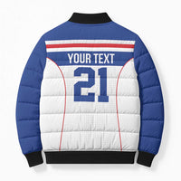 Custom Cape Verde Pride Bomber Puffer Jacket Blue Sharks Rising - Wonder Print Shop