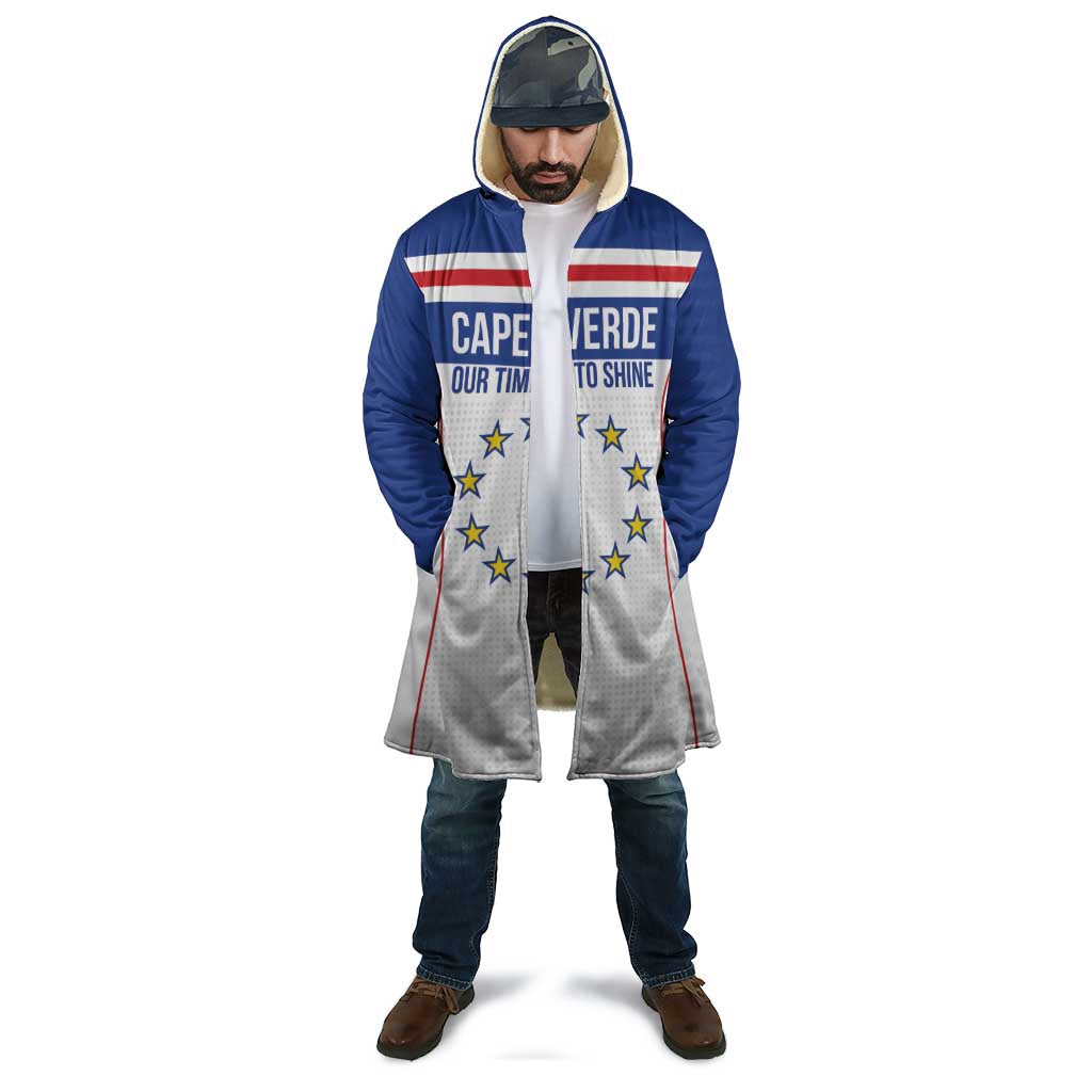 Custom Cape Verde Pride Cloak Blue Sharks Rising - Wonder Print Shop