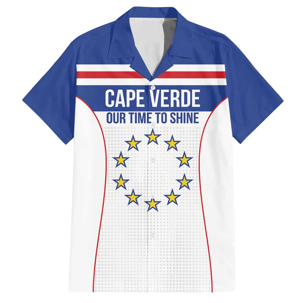 Custom Cape Verde Pride Hawaiian Shirt Blue Sharks Rising - Wonder Print Shop