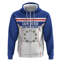 Custom Cape Verde Pride Hoodie Blue Sharks Rising - Wonder Print Shop