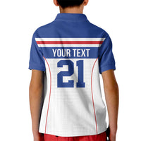 Custom Cape Verde Pride Kid Polo Shirt Blue Sharks Rising - Wonder Print Shop