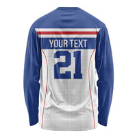 Custom Cape Verde Pride Long Sleeve Shirt Blue Sharks Rising - Wonder Print Shop