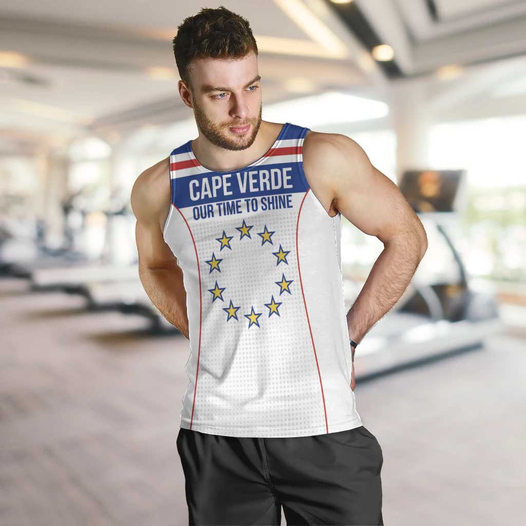 Custom Cape Verde Pride Men Tank Top Blue Sharks Rising - Wonder Print Shop