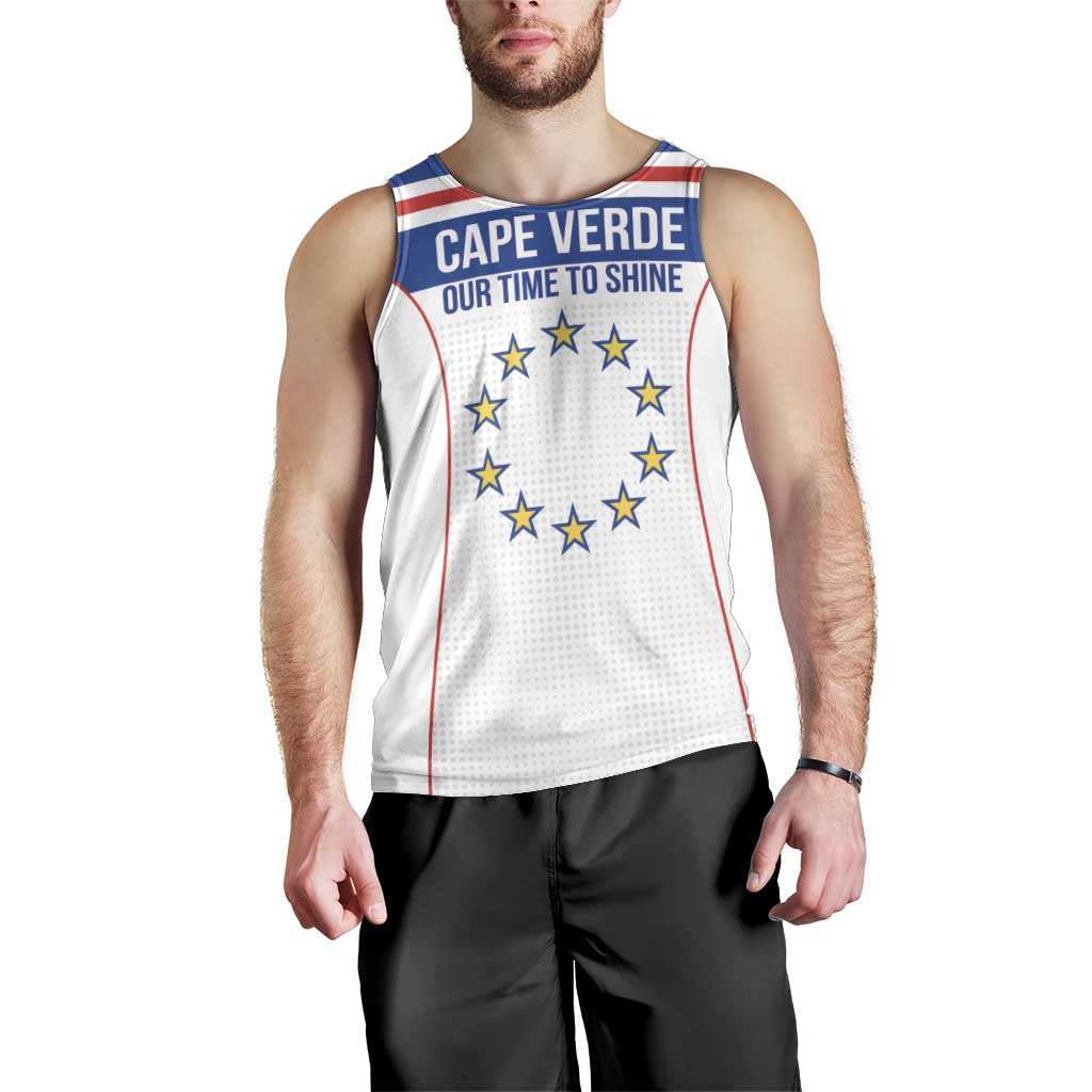 Custom Cape Verde Pride Men Tank Top Blue Sharks Rising - Wonder Print Shop
