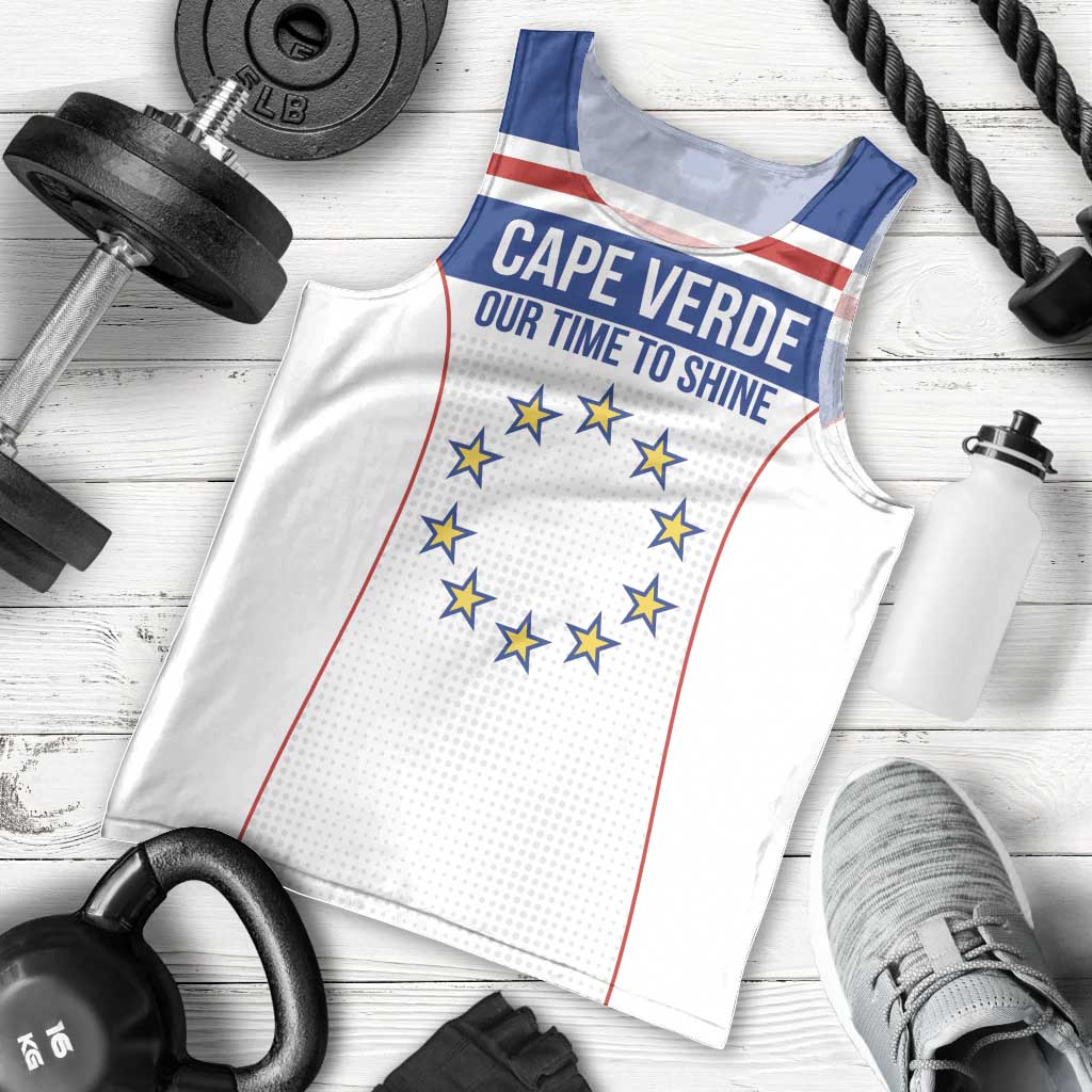 Custom Cape Verde Pride Men Tank Top Blue Sharks Rising - Wonder Print Shop