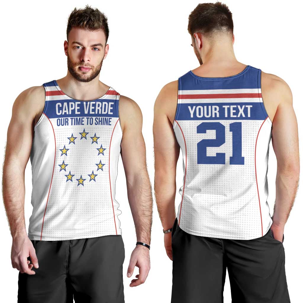 Custom Cape Verde Pride Men Tank Top Blue Sharks Rising - Wonder Print Shop