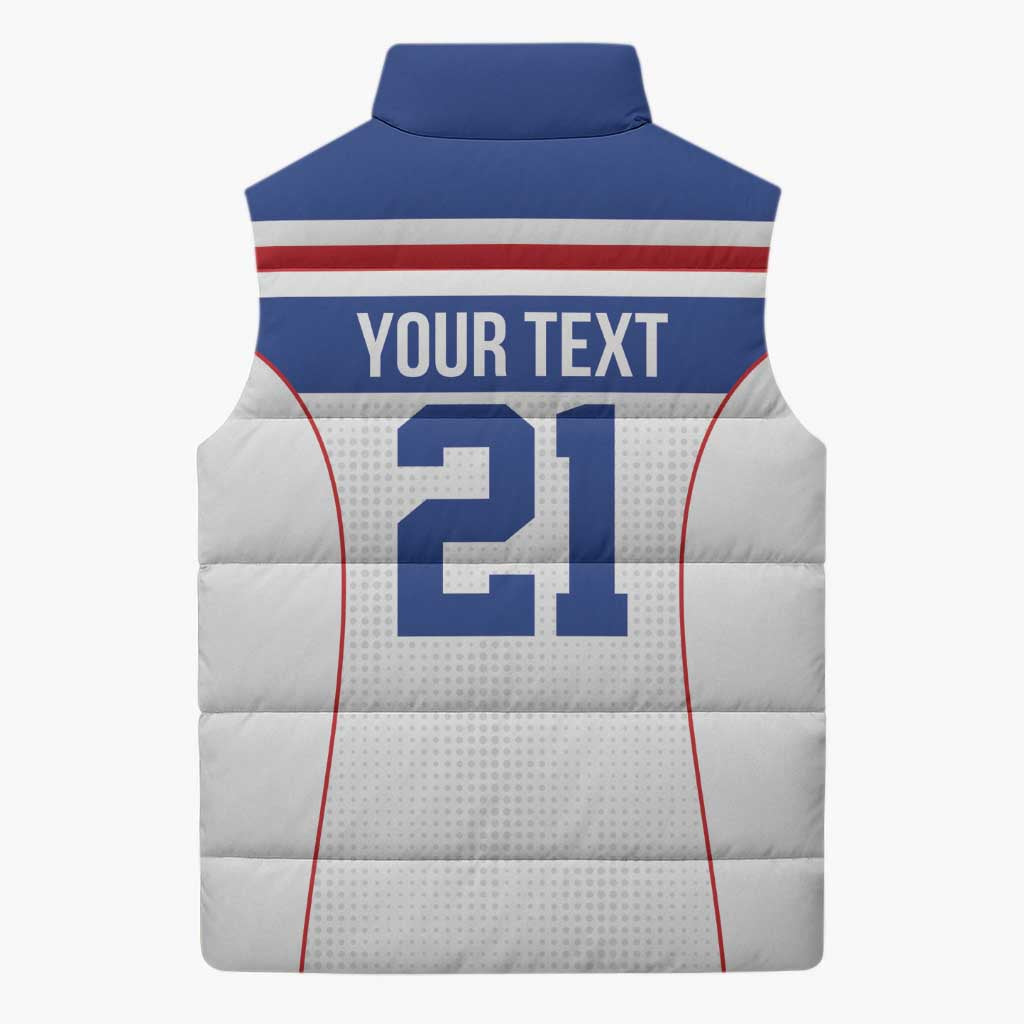 Custom Cape Verde Pride Sleeveless Puffer Jacket Blue Sharks Rising - Wonder Print Shop