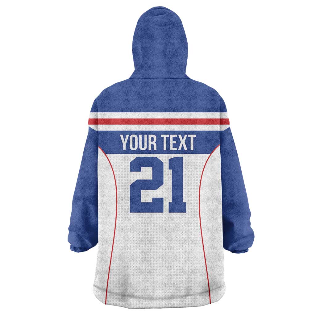 Custom Cape Verde Pride Wearable Blanket Hoodie Blue Sharks Rising - Wonder Print Shop