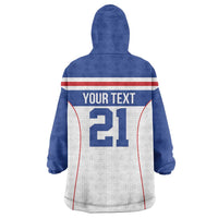 Custom Cape Verde Pride Wearable Blanket Hoodie Blue Sharks Rising - Wonder Print Shop