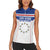 Custom Cape Verde Pride Women Sleeveless Polo Shirt Blue Sharks Rising - Wonder Print Shop
