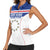 Custom Cape Verde Pride Women Sleeveless Polo Shirt Blue Sharks Rising - Wonder Print Shop