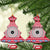 Personalised Fiji Marau Na Kerisimasi Ceramic Ornament Merry Christmas Tapa Pattern Red Style LT9 - Wonder Print Shop