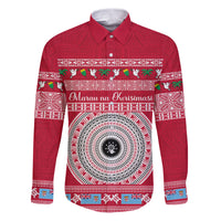 Personalised Fiji Marau Na Kerisimasi Family Matching Puletasi Dress and Hawaiian Shirt Merry Christmas Tapa Pattern Red Style - Wonder Print Shop