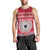 Personalised Fiji Marau Na Kerisimasi Men Tank Top Merry Christmas Tapa Pattern Red Style - Wonder Print Shop