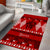 Personalised Tonga Kilisimasi Fiefia Area Rug Merry Christmas with Turtle Ngatu Pattern LT9 - Wonder Print Shop