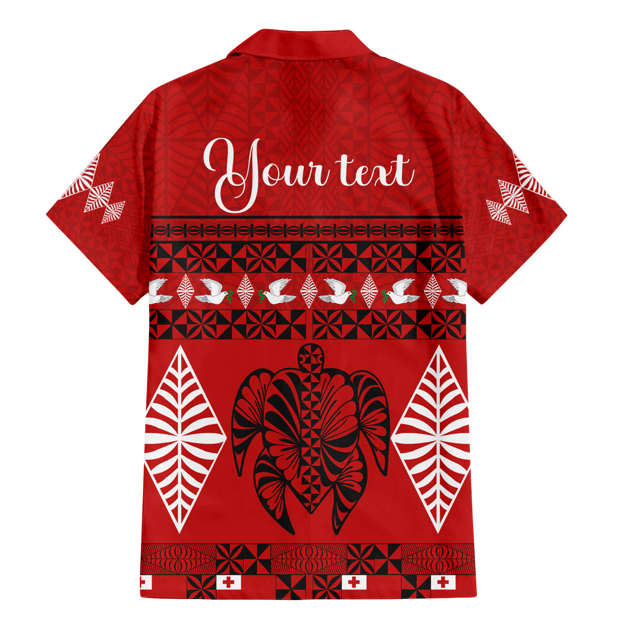 Personalised Tonga Kilisimasi Fiefia Family Matching Mermaid Dress and Hawaiian Shirt Merry Christmas with Turtle Ngatu Pattern LT9 - Wonder Print Shop