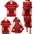 Personalised Tonga Kilisimasi Fiefia Family Matching Puletasi Dress and Hawaiian Shirt Merry Christmas with Turtle Ngatu Pattern - Wonder Print Shop