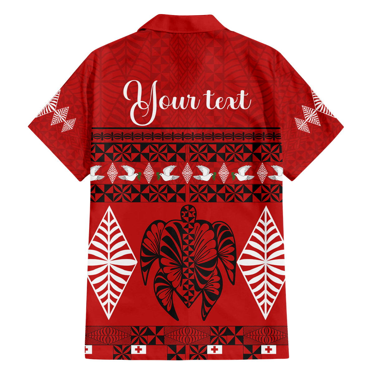Personalised Tonga Kilisimasi Fiefia Family Matching Tank Maxi Dress and Hawaiian Shirt Merry Christmas with Turtle Ngatu Pattern - Wonder Print Shop
