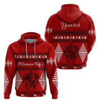 Personalised Tonga Kilisimasi Fiefia Hoodie Merry Christmas with Turtle Ngatu Pattern - Wonder Print Shop