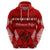 Personalised Tonga Kilisimasi Fiefia Hoodie Merry Christmas with Turtle Ngatu Pattern - Wonder Print Shop