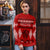 Personalised Tonga Kilisimasi Fiefia Ugly Christmas Sweater Merry Christmas with Turtle Ngatu Pattern - Wonder Print Shop