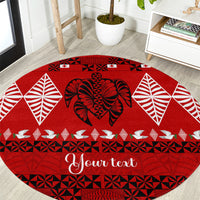 personalised-tonga-kilisimasi-fiefia-round-carpet-merry-christmas-with-turtle-ngatu-pattern