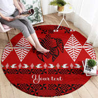 personalised-tonga-kilisimasi-fiefia-round-carpet-merry-christmas-with-turtle-ngatu-pattern