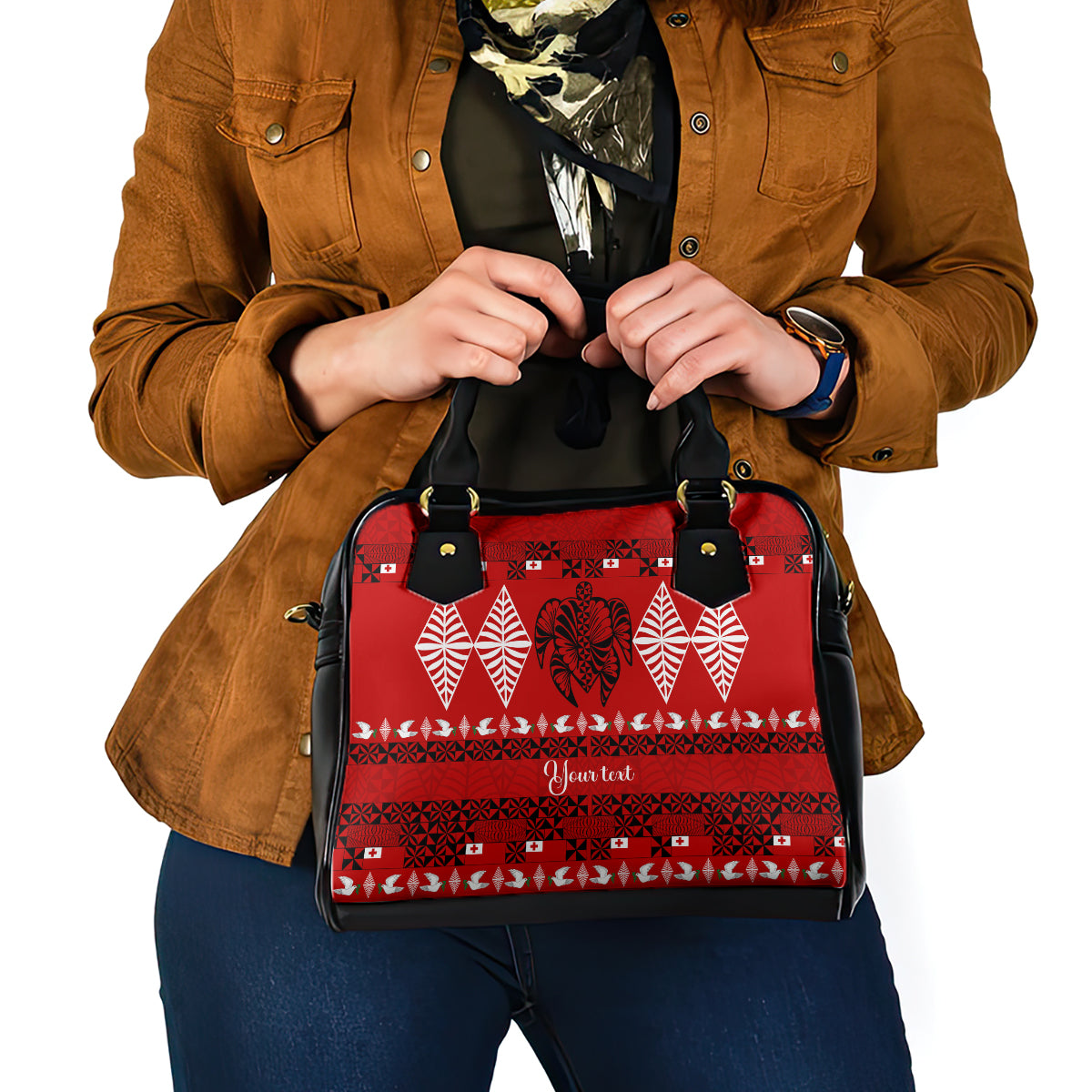 personalised-tonga-kilisimasi-fiefia-shoulder-handbag-merry-christmas-with-turtle-ngatu-pattern