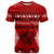 Personalised Tonga Kilisimasi Fiefia T Shirt Merry Christmas with Turtle Ngatu Pattern - Wonder Print Shop