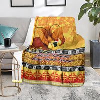 png-hamamas-krismas-blanket-papua-new-guinea-bird-of-paradise-merry-christmas-gold-style