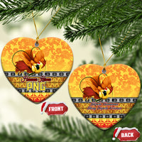 PNG Hamamas Krismas Ceramic Ornament Papua New Guinea Bird Of Paradise Merry Christmas Gold Style LT9 - Wonder Print Shop