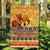 PNG Hamamas Krismas Garden Flag Papua New Guinea Bird Of Paradise Merry Christmas Gold Style - Wonder Print Shop