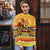 PNG Hamamas Krismas Ugly Christmas Sweater Papua New Guinea Bird Of Paradise Merry Christmas Gold Style - Wonder Print Shop