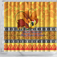 png-hamamas-krismas-shower-curtain-papua-new-guinea-bird-of-paradise-merry-christmas-gold-style