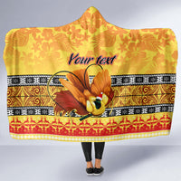 personalised-png-hamamas-krismas-hooded-blanket-papua-new-guinea-bird-of-paradise-merry-christmas-gold-style