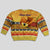 Personalised PNG Hamamas Krismas Kid Ugly Christmas Sweater Papua New Guinea Bird Of Paradise Merry Christmas Gold Style - Wonder Print Shop