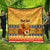 Personalised PNG Hamamas Krismas Quilt Papua New Guinea Bird Of Paradise Merry Christmas Gold Style - Wonder Print Shop