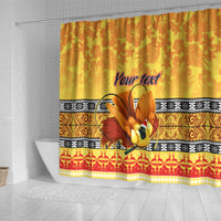 personalised-png-hamamas-krismas-shower-curtain-papua-new-guinea-bird-of-paradise-merry-christmas-gold-style