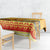Personalised PNG Hamamas Krismas Tablecloth Papua New Guinea Bird Of Paradise Merry Christmas Gold Style - Wonder Print Shop