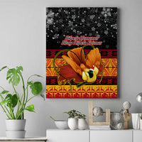 PNG Hamamas Krismas Canvas Wall Art Papua New Guinea Bird Of Paradise Merry Christmas Black Style LT9 - Wonder Print Shop