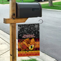 PNG Hamamas Krismas Garden Flag Papua New Guinea Bird Of Paradise Merry Christmas Black Style - Wonder Print Shop