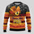 PNG Hamamas Krismas Ugly Christmas Sweater Papua New Guinea Bird Of Paradise Merry Christmas Black Style - Wonder Print Shop
