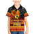 Personalised PNG Hamamas Krismas Family Matching Mermaid Dress and Hawaiian Shirt Papua New Guinea Bird Of Paradise Merry Christmas Black Style LT9 - Wonder Print Shop