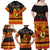 Personalised PNG Hamamas Krismas Family Matching Off Shoulder Maxi Dress and Hawaiian Shirt Papua New Guinea Bird Of Paradise Merry Christmas Black Style LT9 - Wonder Print Shop