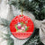 Personalised Hawaii Mele Kalikimaka Ceramic Ornament Santa Beach Merry Christmas LT9 - Wonder Print Shop