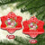 Personalised Hawaii Mele Kalikimaka Ceramic Ornament Santa Beach Merry Christmas LT9 - Wonder Print Shop