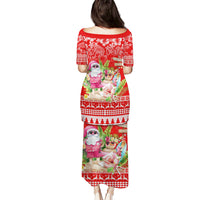 Personalised Hawaii Mele Kalikimaka Puletasi Santa Beach Merry Christmas - Wonder Print Shop