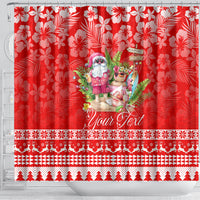 personalised-hawaii-mele-kalikimaka-shower-curtain-santa-beach-merry-christmas