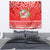 Personalised Hawaii Mele Kalikimaka Tapestry Santa Beach Merry Christmas - Wonder Print Shop